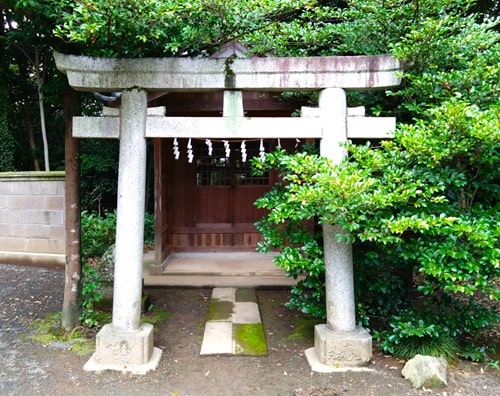 宮目神社鳥居からの風景
