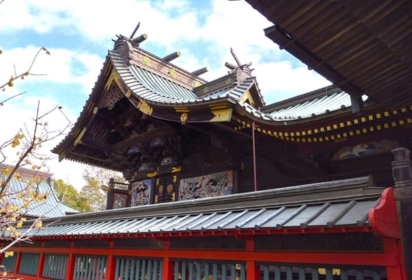 社殿横からの風景