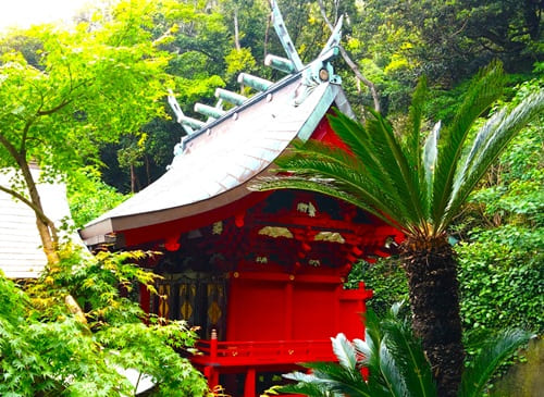 本殿横からの風景