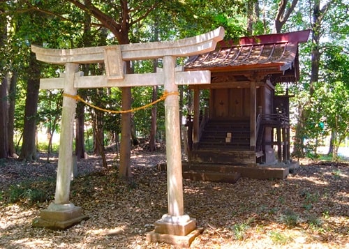 熊野神社鳥居からの風景