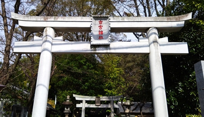 一の鳥居正面の風景