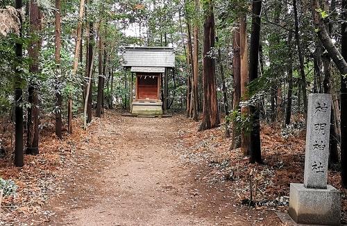 神明神社の風景