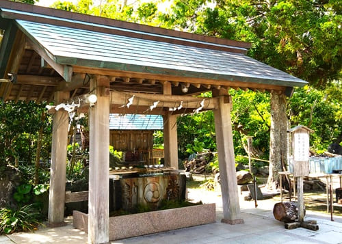 手水舎がある風景