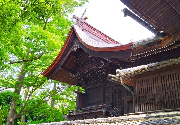本殿横からの風景