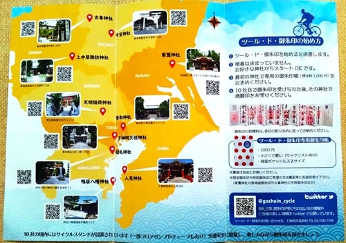 関東10社の地図