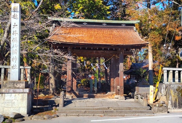 神門正面の風景