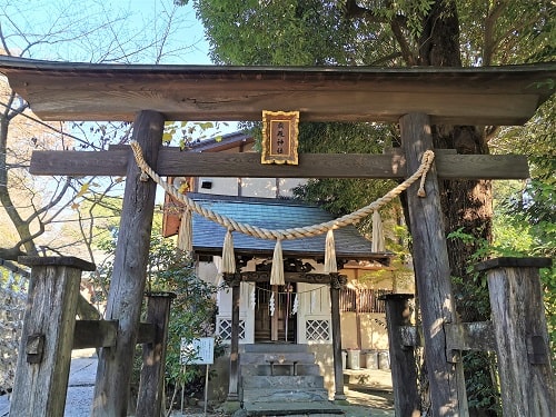 蔵殿神社鳥居からの風景