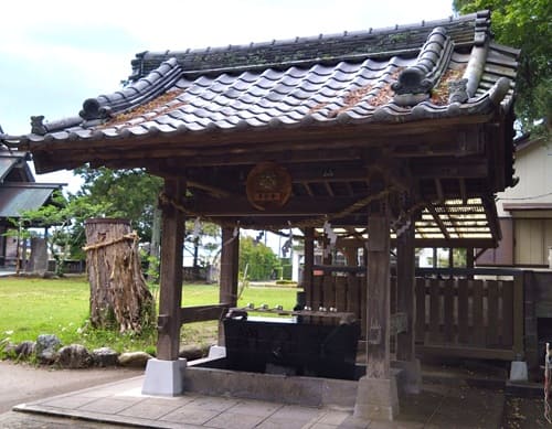 手水舎の風景