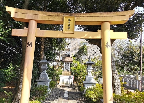 琴平神社鳥居からの風景