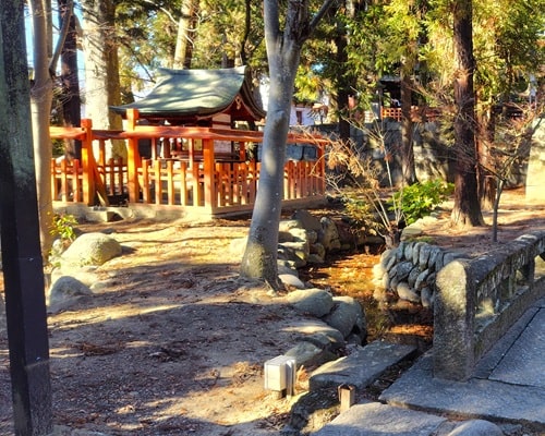 比咩三神が鎮座する風景