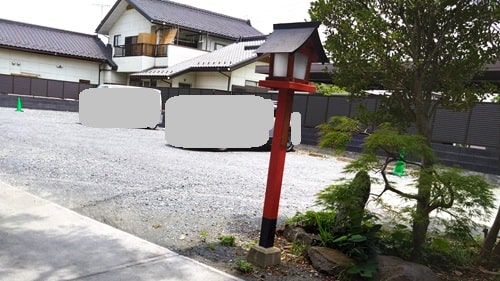 駐車場の風景