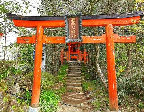 恵比寿社鳥居からの風景
