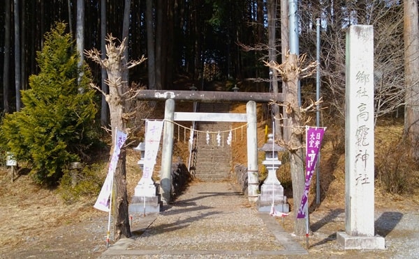 一の鳥居正面の風景