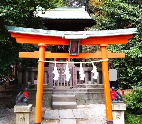 元宮鳥居からの風景