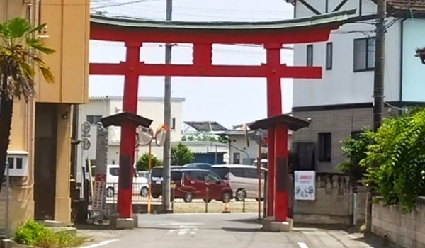 一の鳥居参道側からの風景