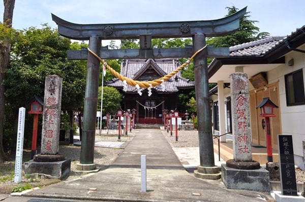 一の鳥居正面の風景