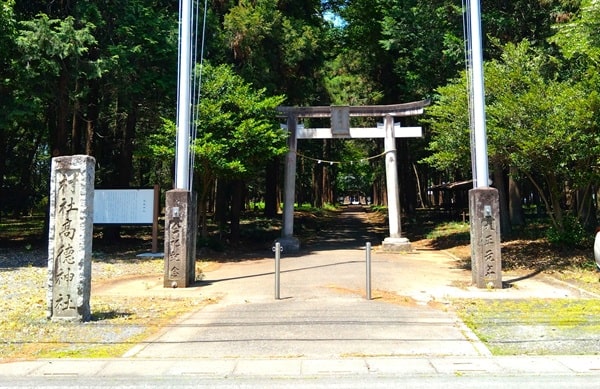 一の鳥居正面の風景