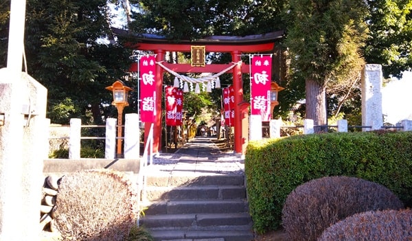 一の鳥居正面の風景