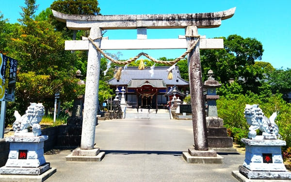 一の鳥居正面の風景