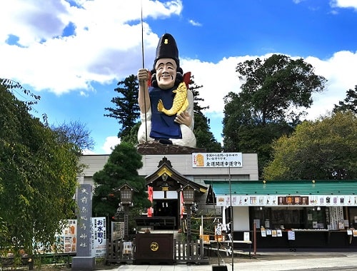 大前恵比寿神社正面の風景