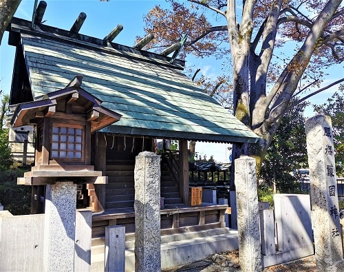廐橋護国神社の風景
