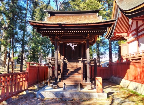 武内大神本殿正面の風景