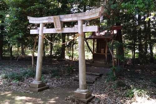 天満天神社鳥居からの風景