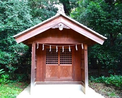 秋葉社正面の風景