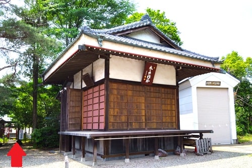 神楽殿の風景