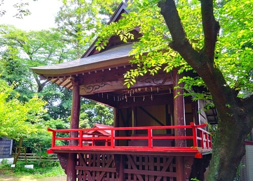 神楽殿の風景