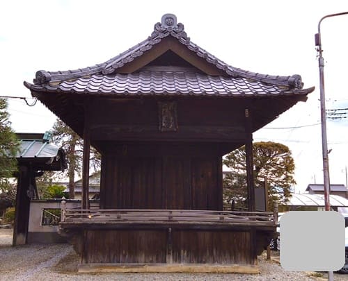 神楽殿正面の風景