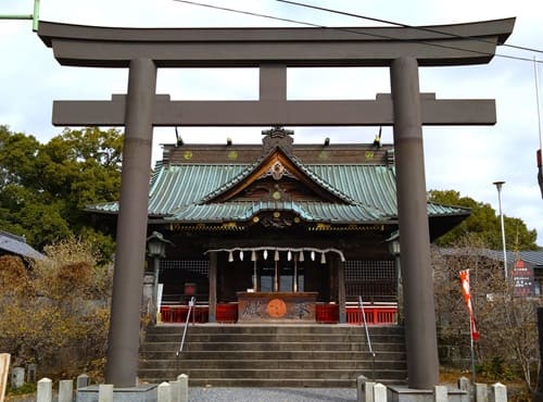 二の鳥居正面の風景